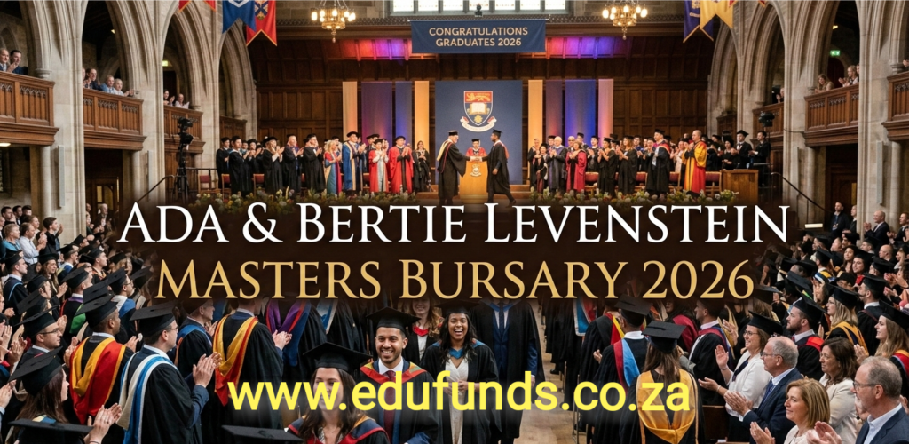Ada & Bertie Levenstein - Masters Bursary 2026